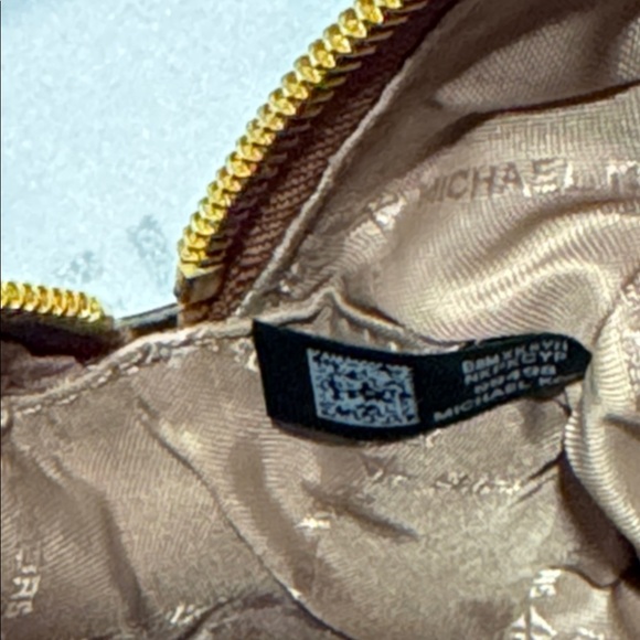 Michael Kors Crossbody Jet Set Small Signature Logo Brown and Tan Bag - Picture 14 of 17